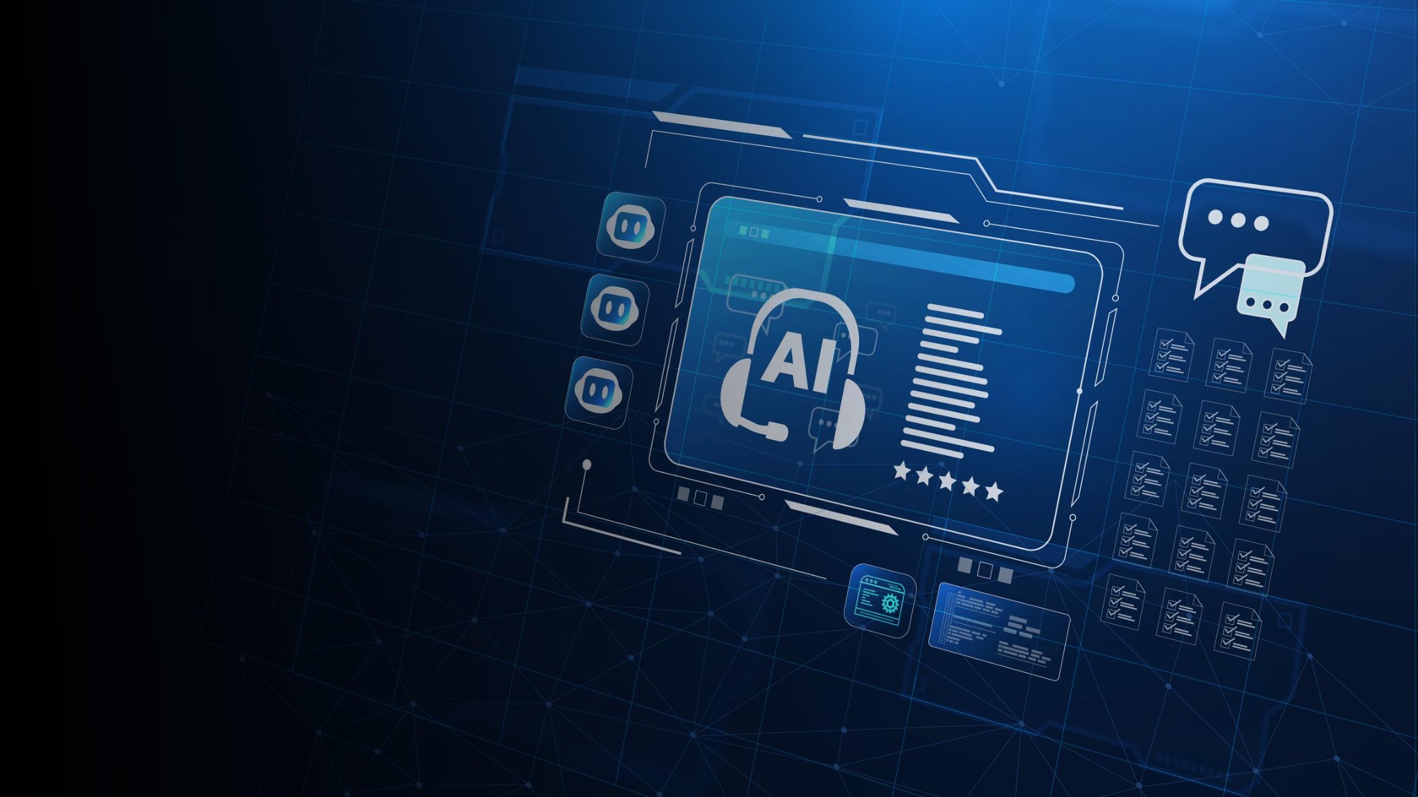 AI support technology visual